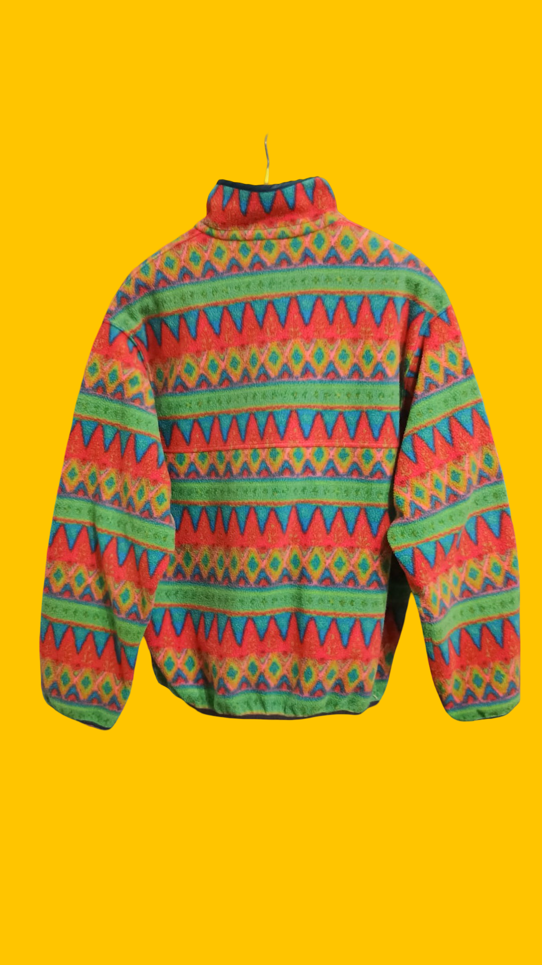 Sweatshirt Vintage Multicolor A Fantasia Anni 90 Woman Size S