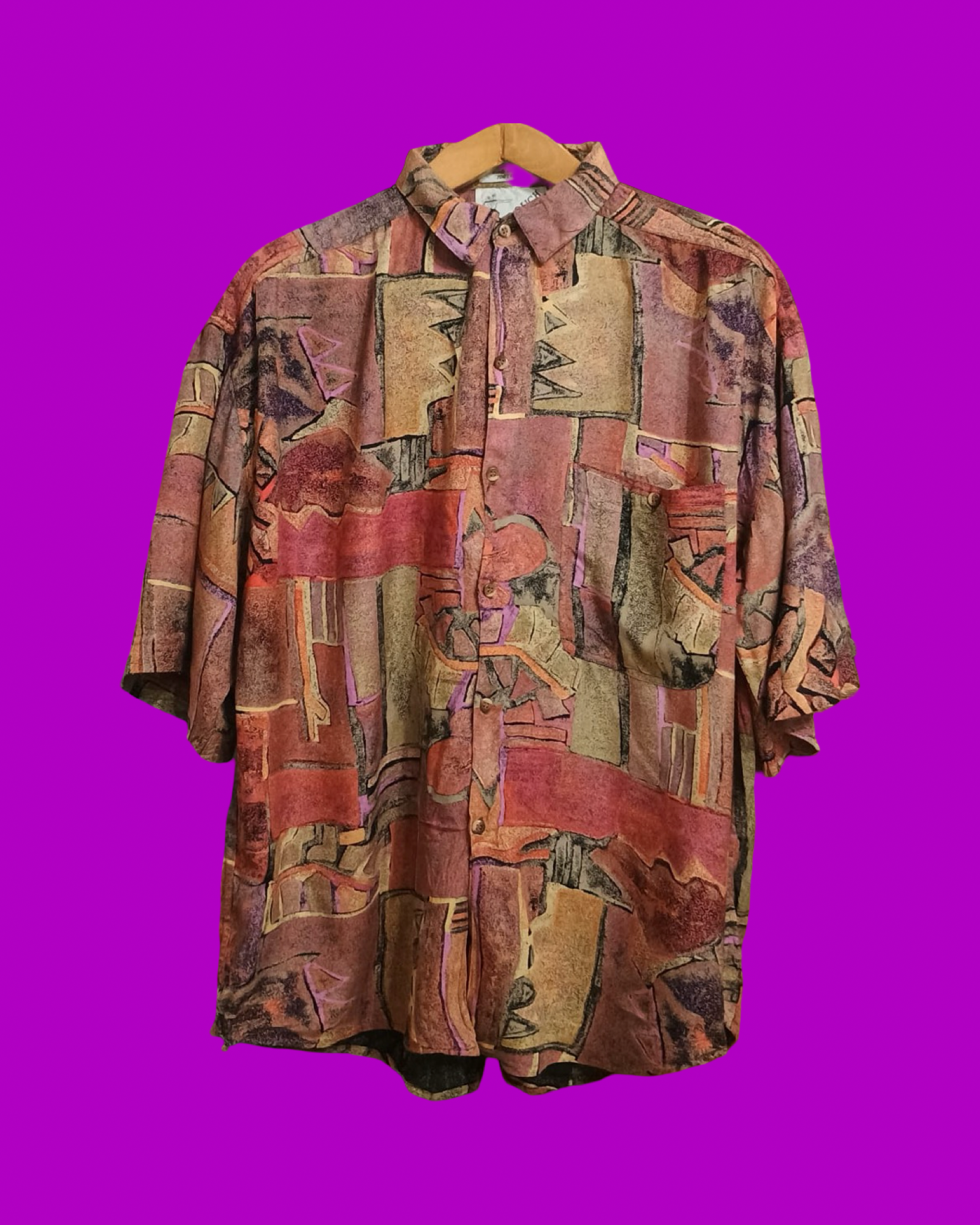Vintage Multicolor Fantasy 90's Shirt Unisex Size L