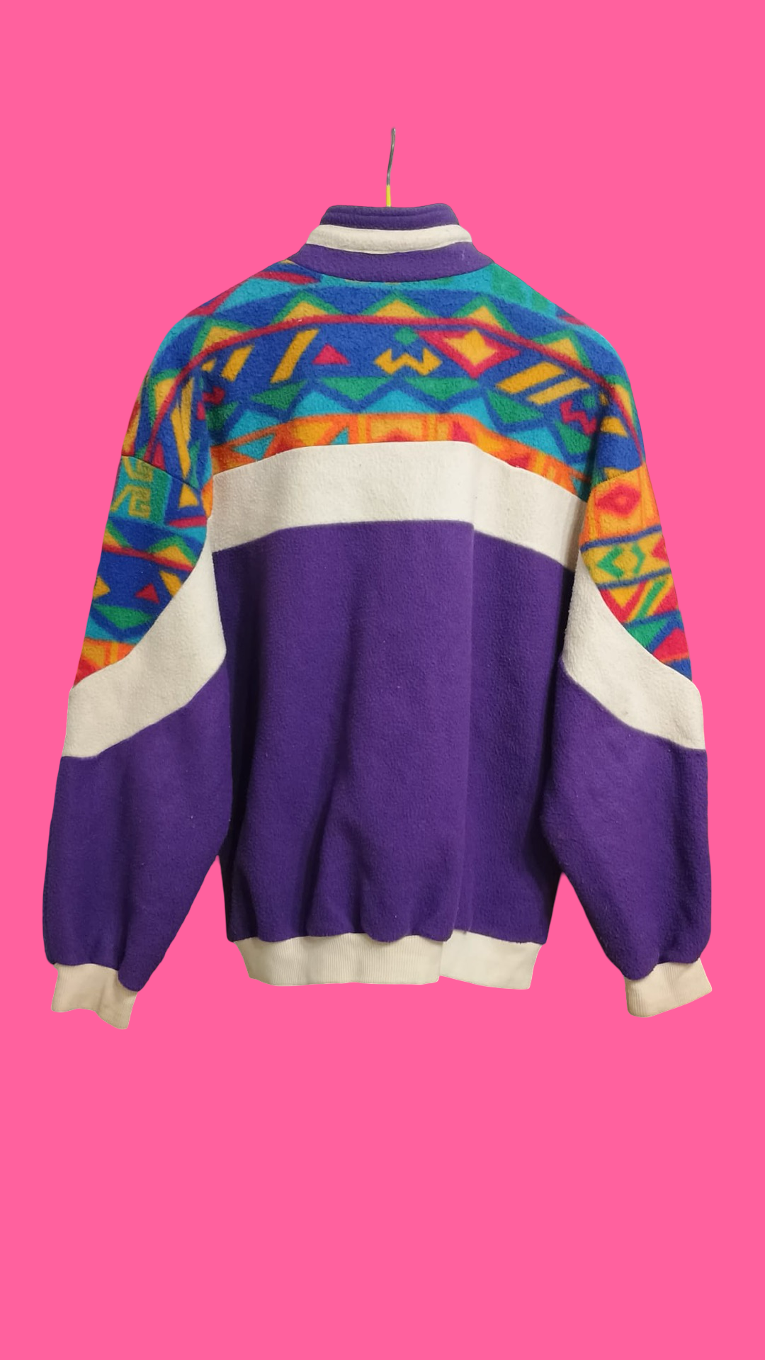 Vintage Multicolor Fantasy 90's Fleece Unisex Size L
