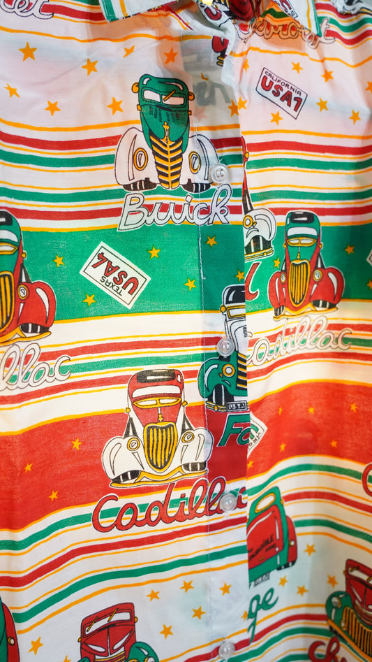 vintage Multicolor Fantasy Chemise Unisexe Taille S