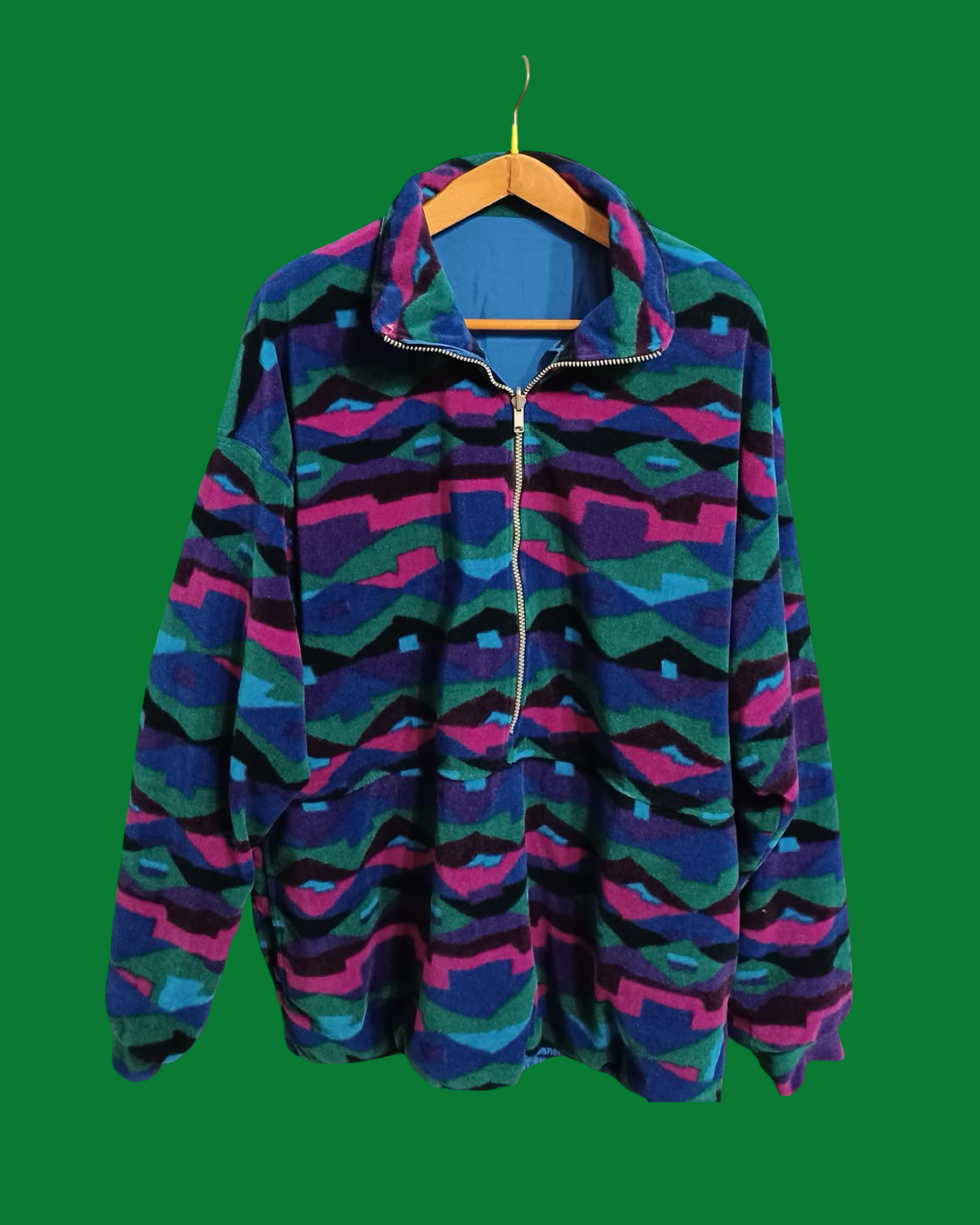 Vintage Multicolor Fantasy 90's Fleece Unisex Size XXL