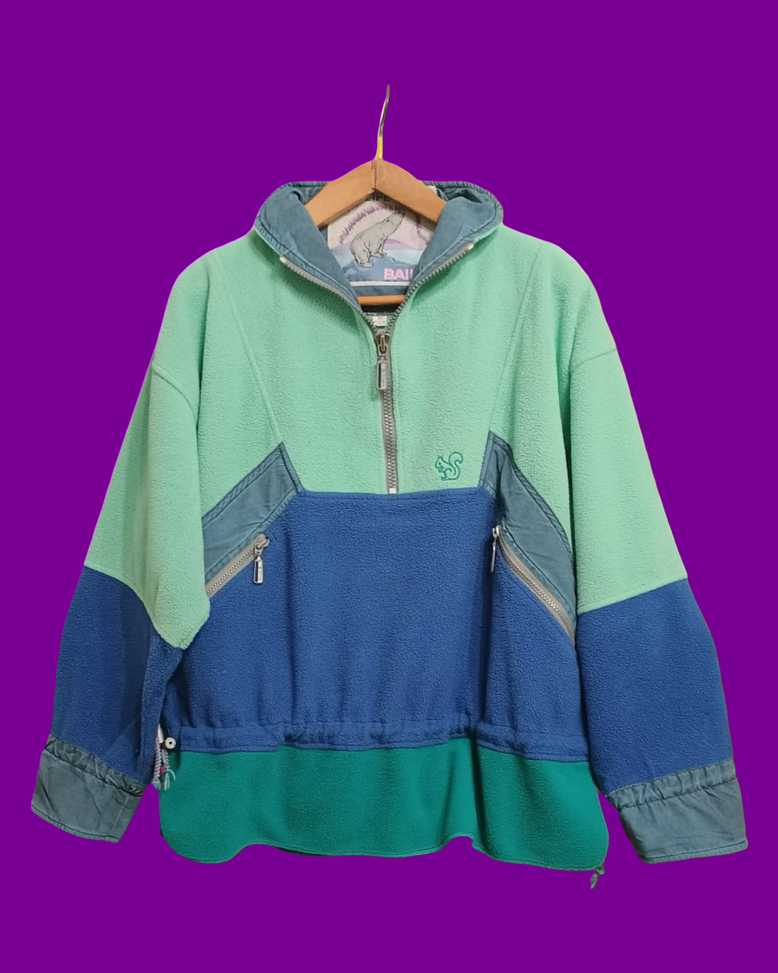 Vintage Multicolor Fantasy 90's Fleece Unisex Size M