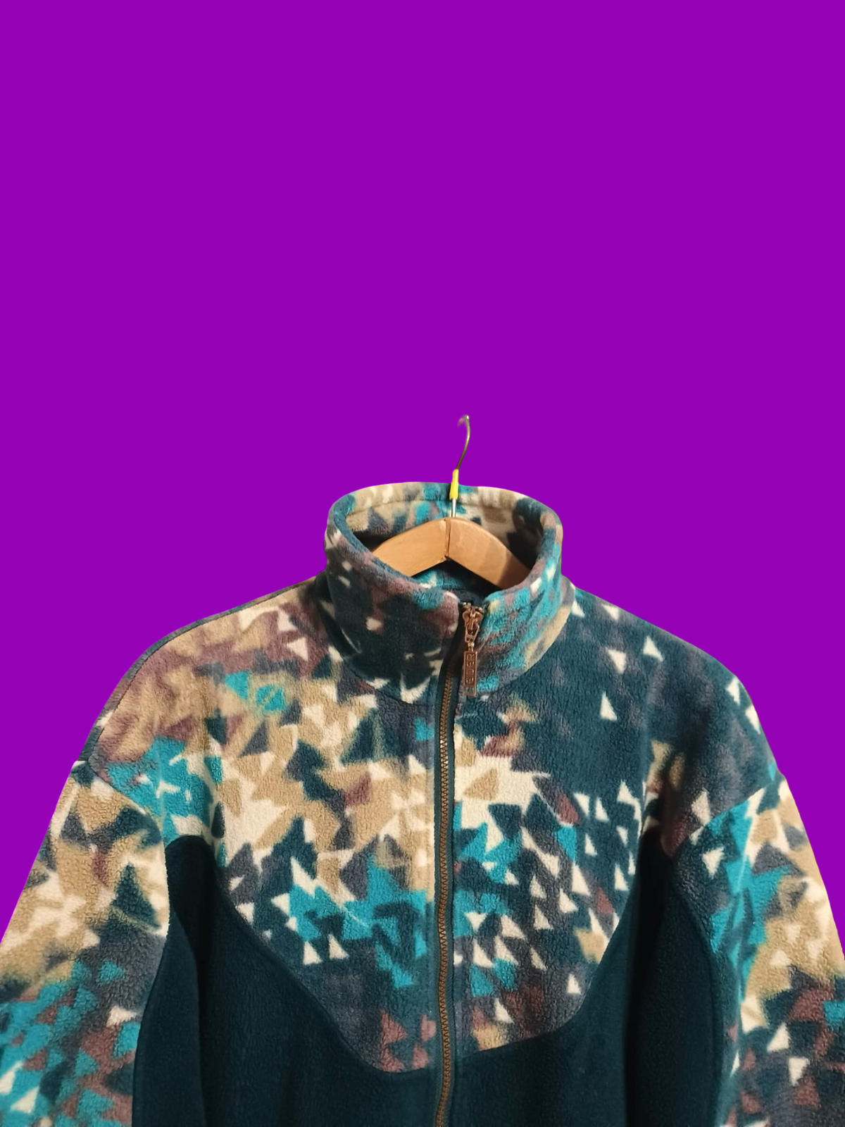 Vintage Multicolor Fantasy 90's Rare Fleece Unisex Size L