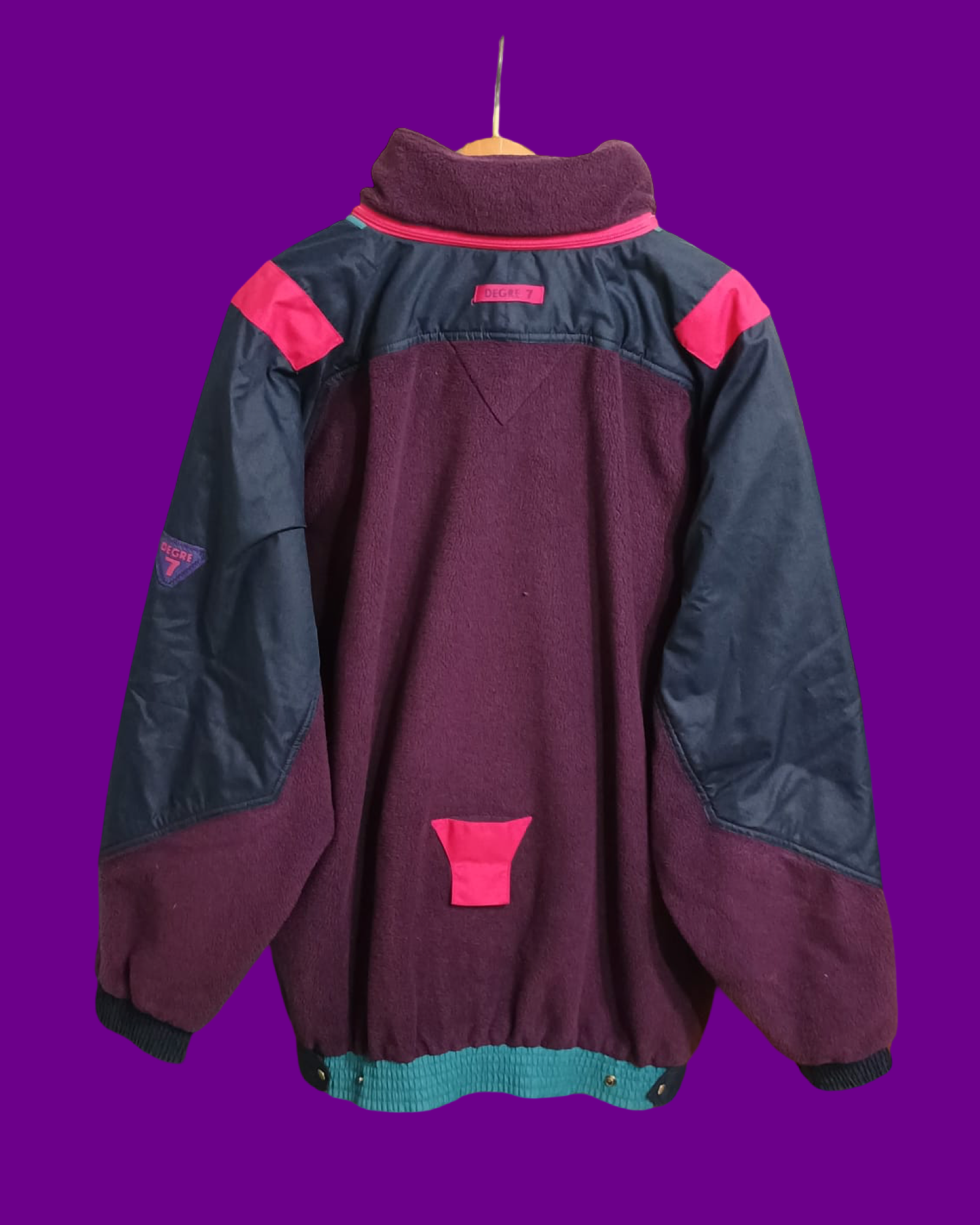 Vintage Multicolor Fantasy 90's Fleece Jacket Unisex Size XXL