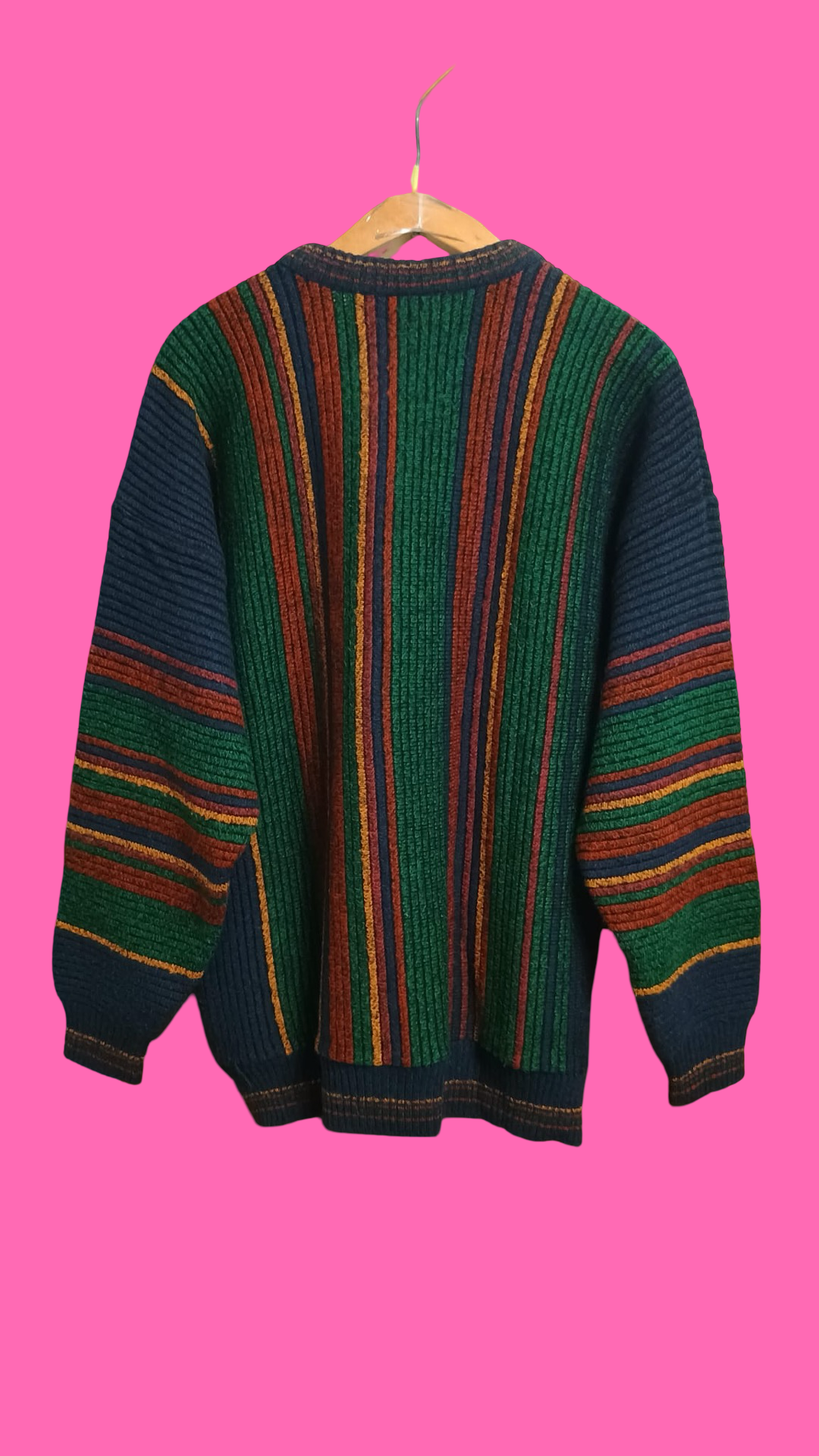 Vintage Multicolor Fantasy 90's Sweater Unisex Size L