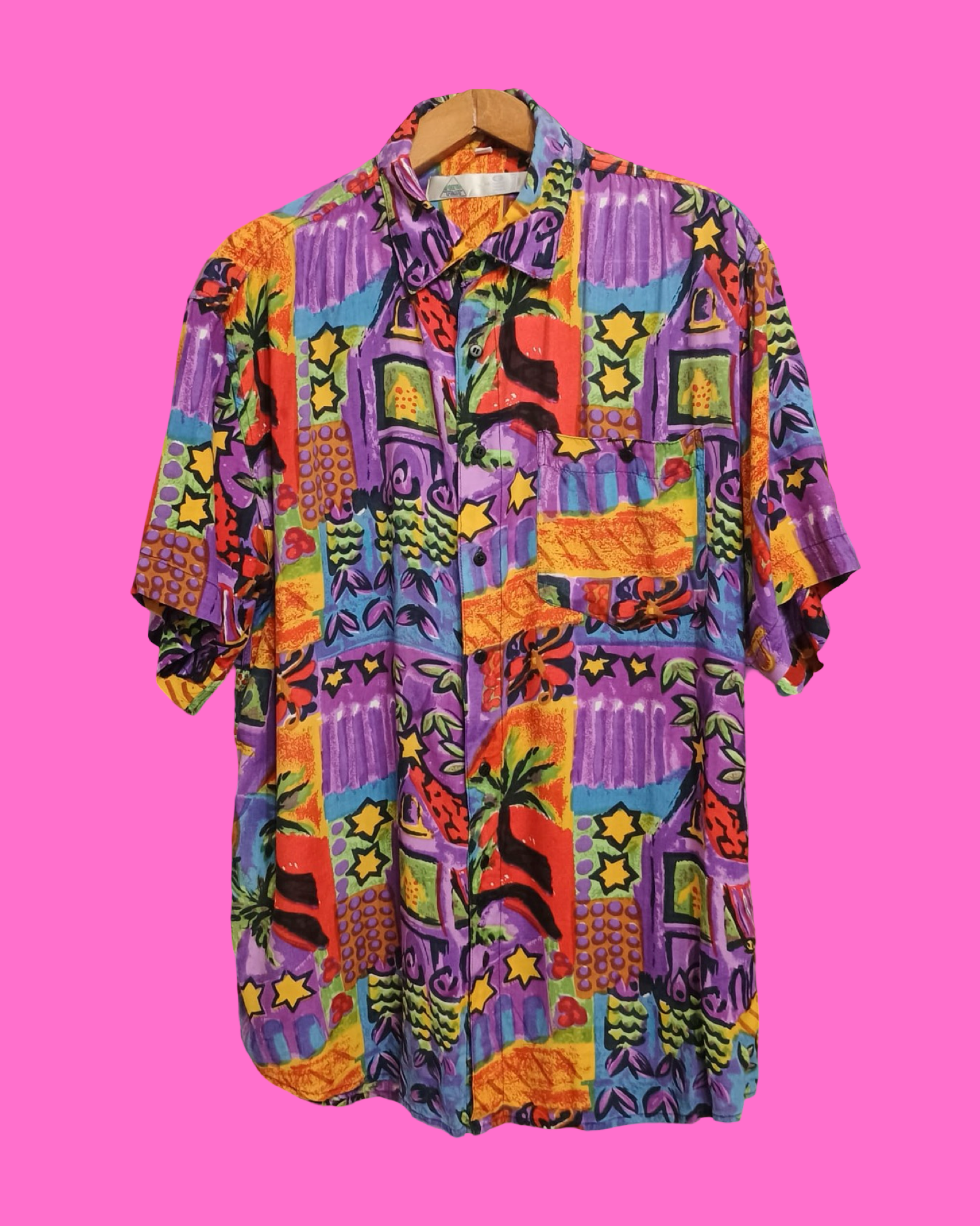 Vintage Multicolor Fantasy 90's Shirt Unisex Size XL