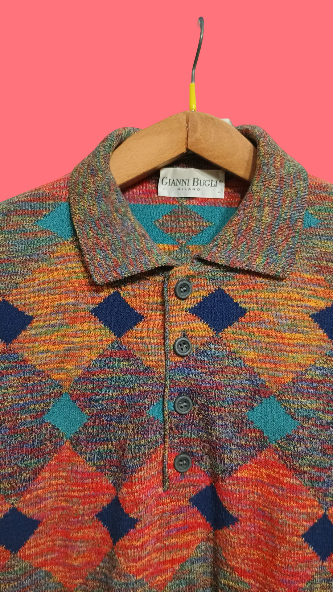 Vintage Multicolor Fantasy 90's Sweater Unisex Size XL