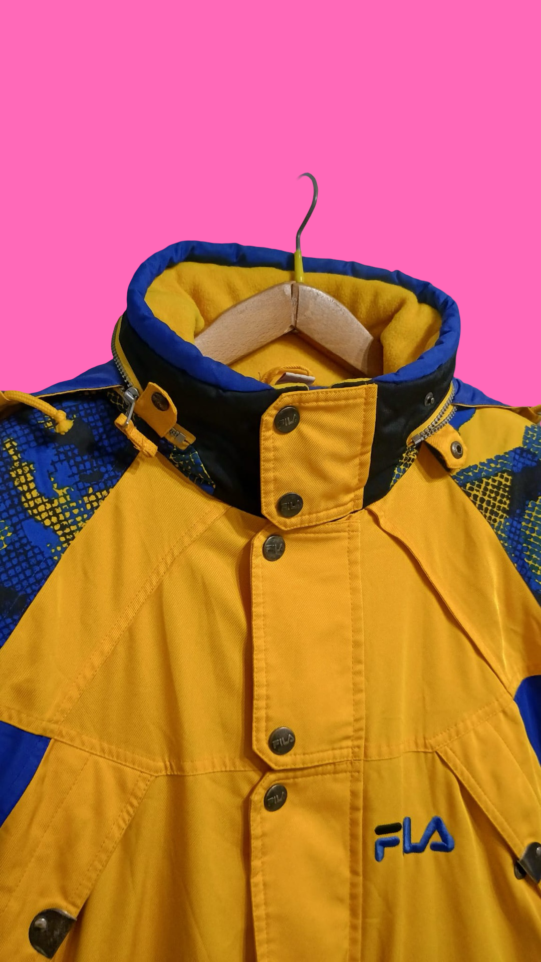 Vintage Multicolor Fantasy 90's Fila Snow Jacket Unisex Size XL