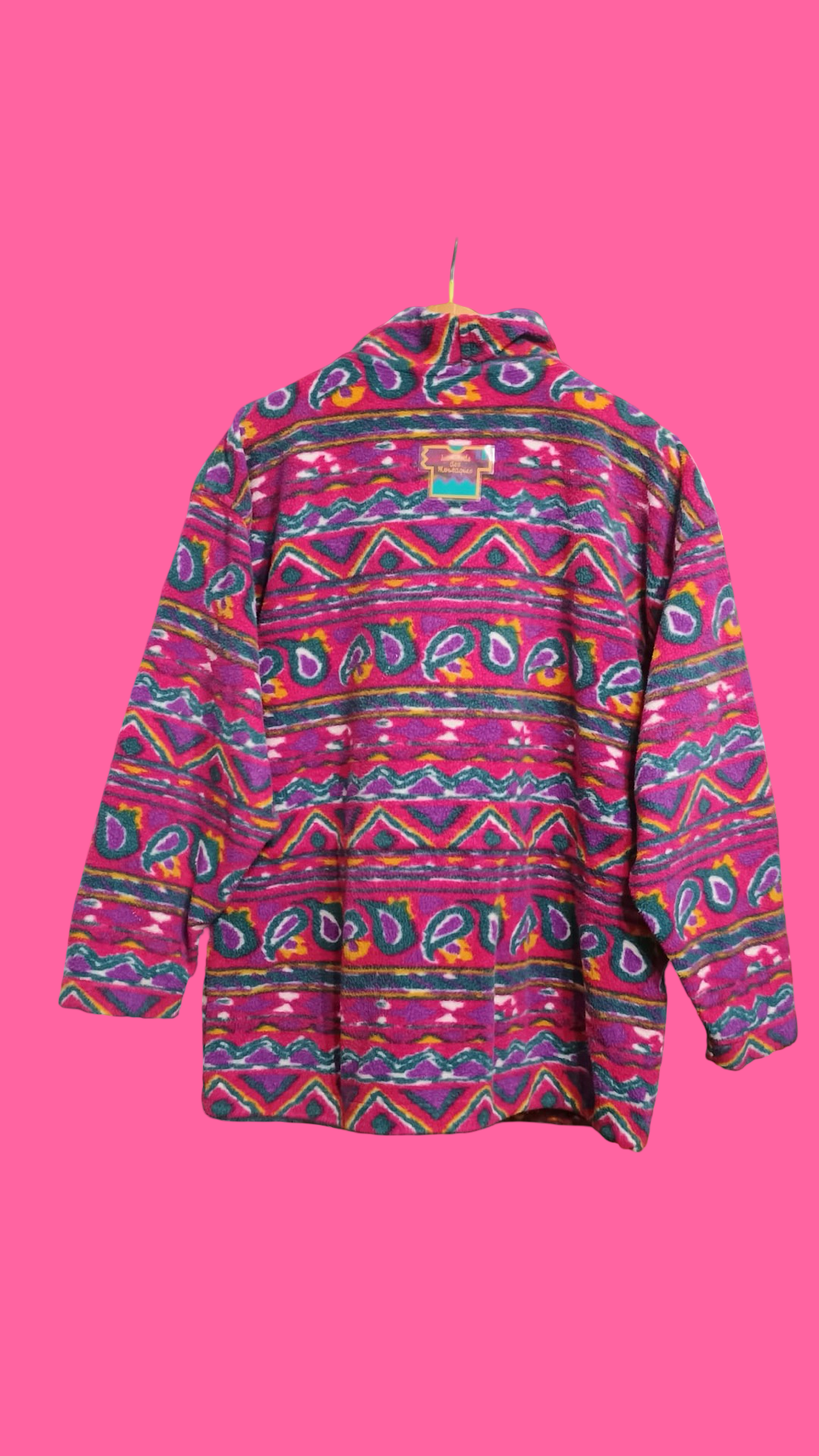 Vintage Multicolor Fantasy 90's Fleece Unisex Size XL