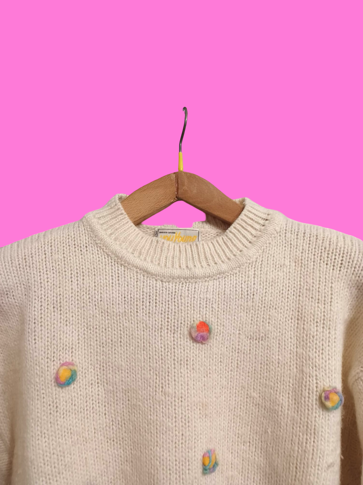 Vintage Multicolor Fantasy 90's Sweater Woman Size M
