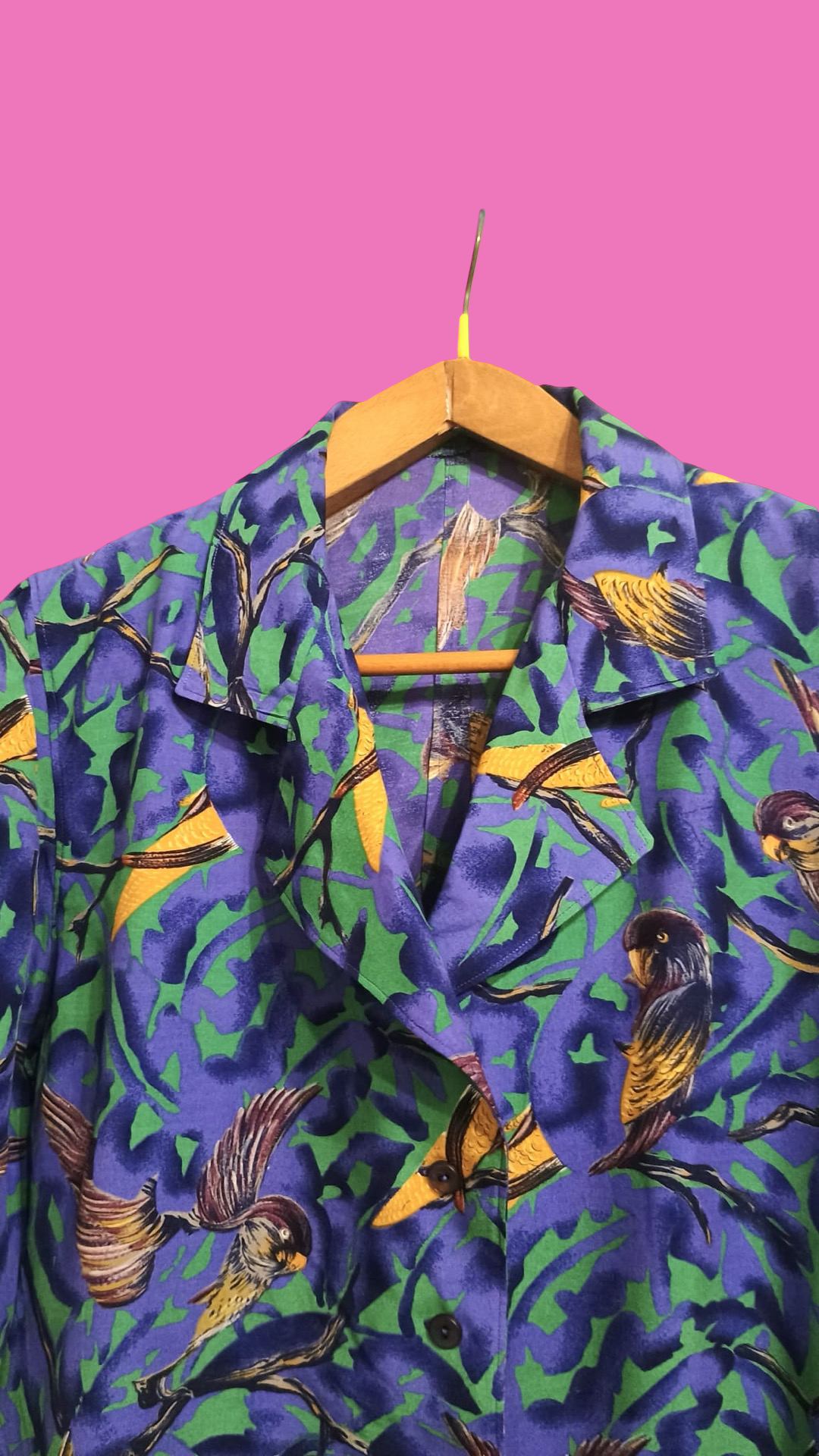 Vintage Multicolor Fantasy 90's Shirt Woman Size M