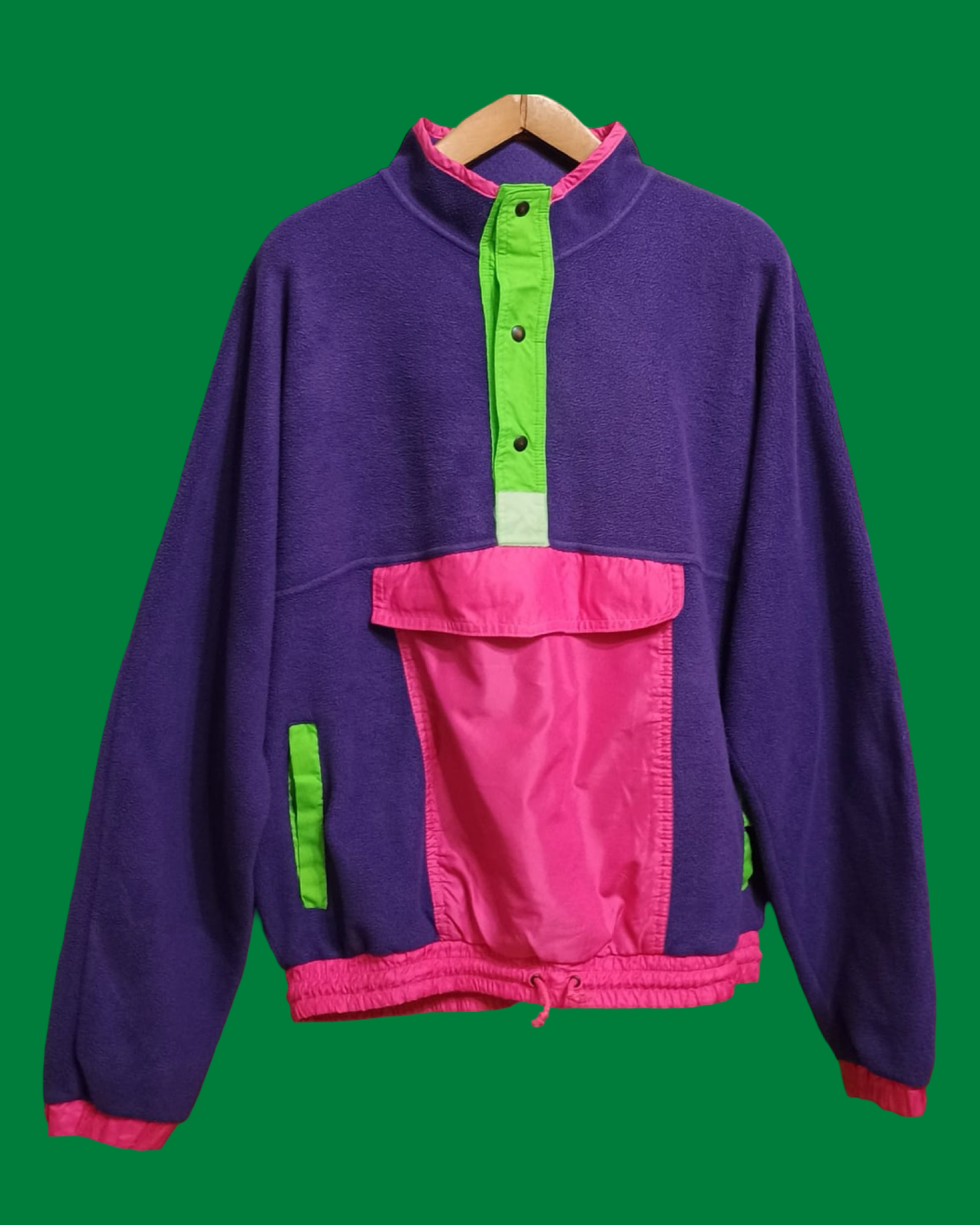 Vintage Multicolor Fantasy 90's Fleece Unisex Size L
