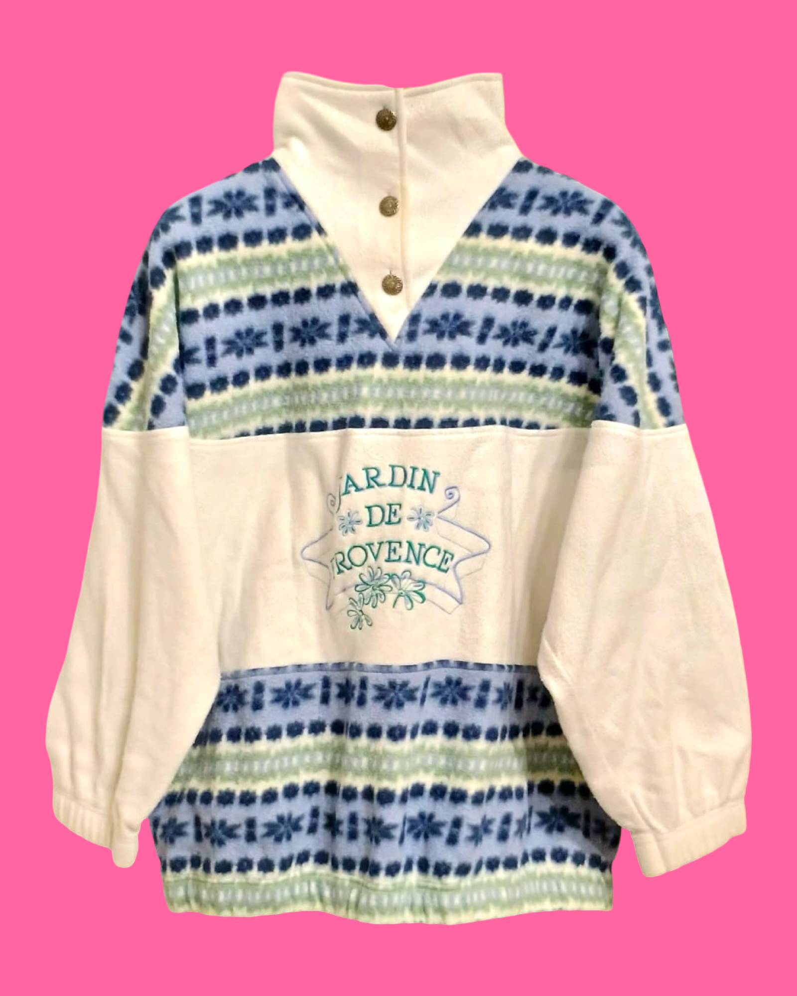 Vintage Multicolor Fantasy 90's Fleece Unisex Size XL