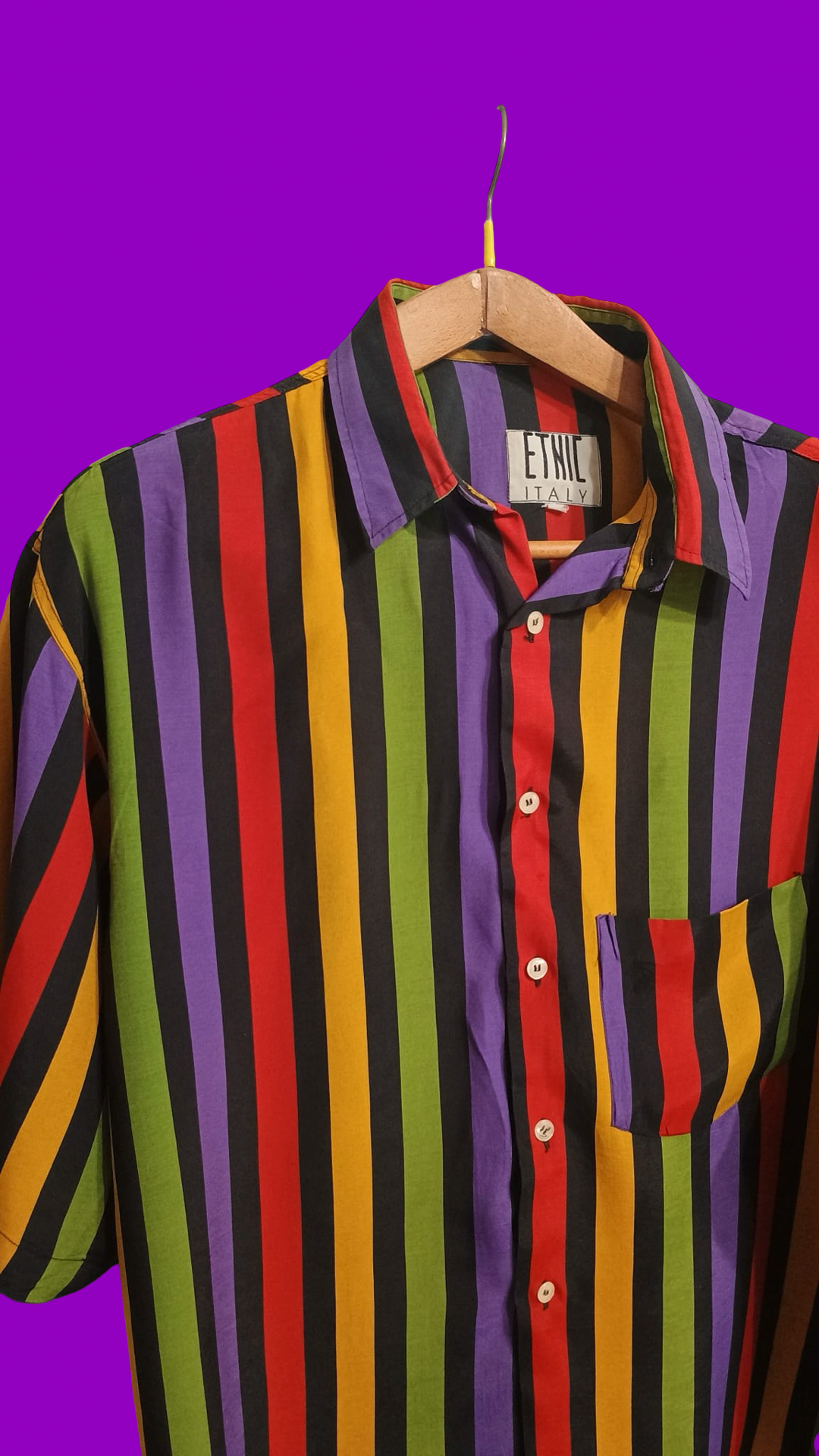Vintage Multicolor Fantasy 90's Shirt Unisex Size L
