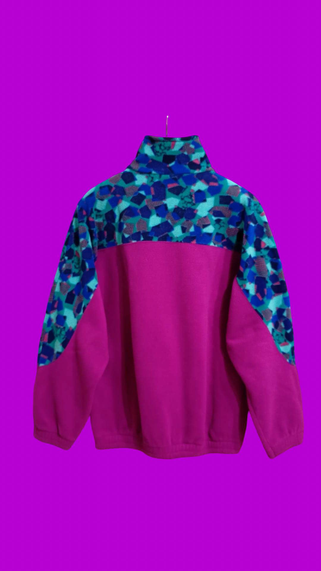 Vintage Multicolor Fantasy 90's Rare Fleece Unisex Size L