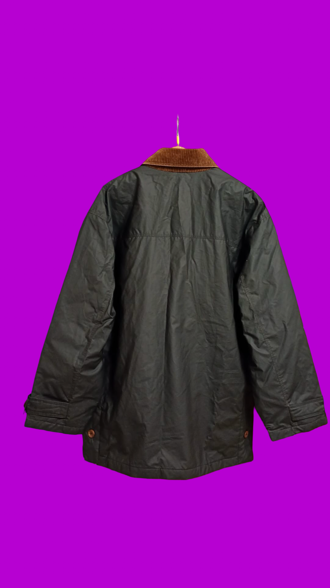 Vintage Green Brown Multi 90's Jacket Unisex Size L
