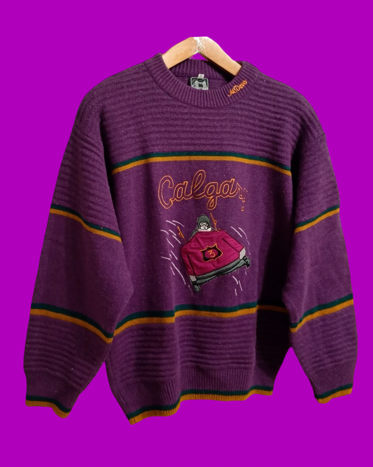 Vintage Multicolor Fantasy 90's Sweater Unisex Size M