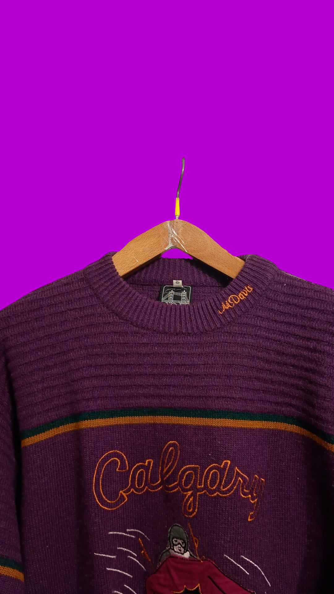 Vintage Multicolor Fantasy 90's Sweater Unisex Size M