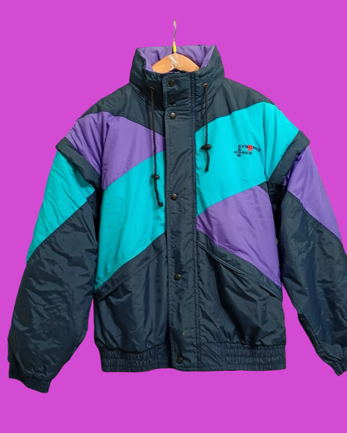 Vintage Multicolor Fantasy 90's Snow Jacket Unisex Size M