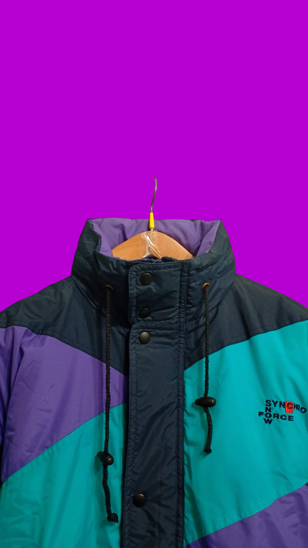 Vintage Multicolor Fantasy 90's Snow Jacket Unisex Size M