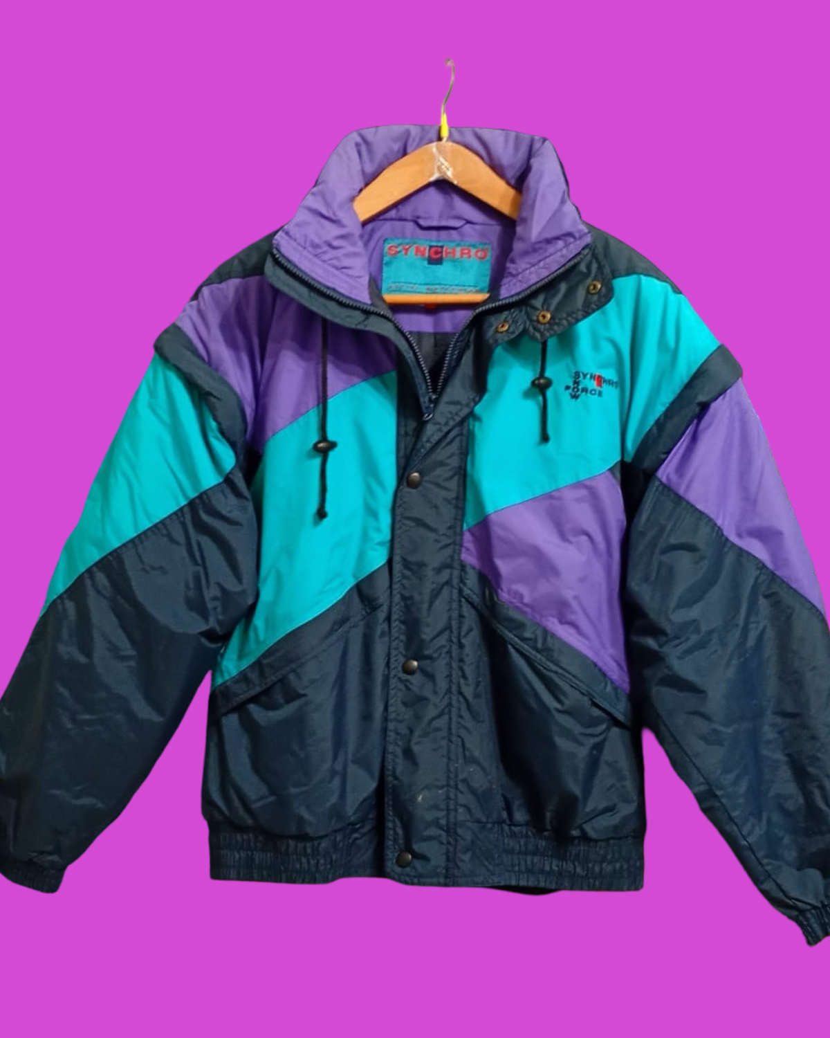 Vintage Multicolor Fantasy 90's Snow Jacket Unisex Size M