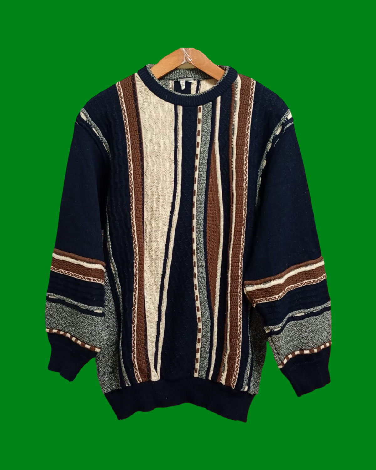 Vintage Multicolor Fantasy 90's Sweater Unisex Size L