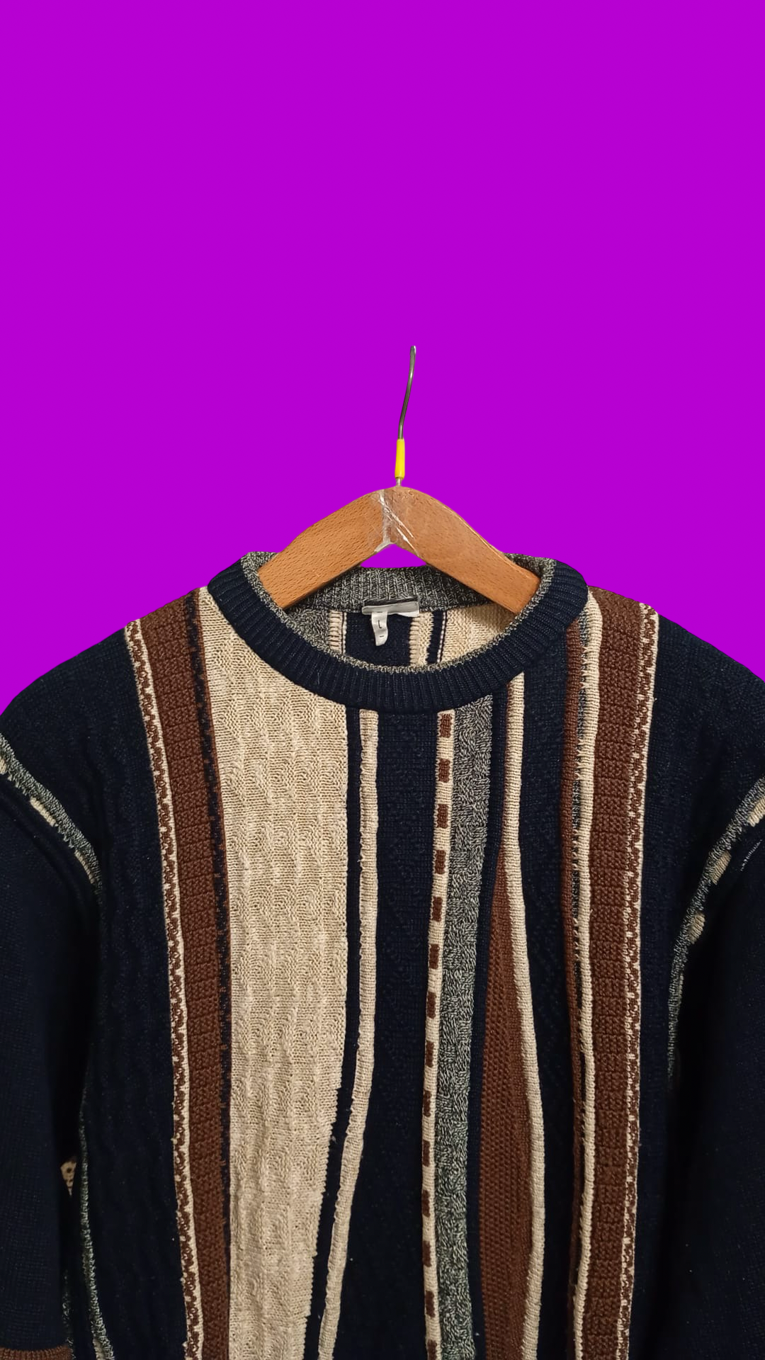 Vintage Multicolor Fantasy 90's Sweater Unisex Size L
