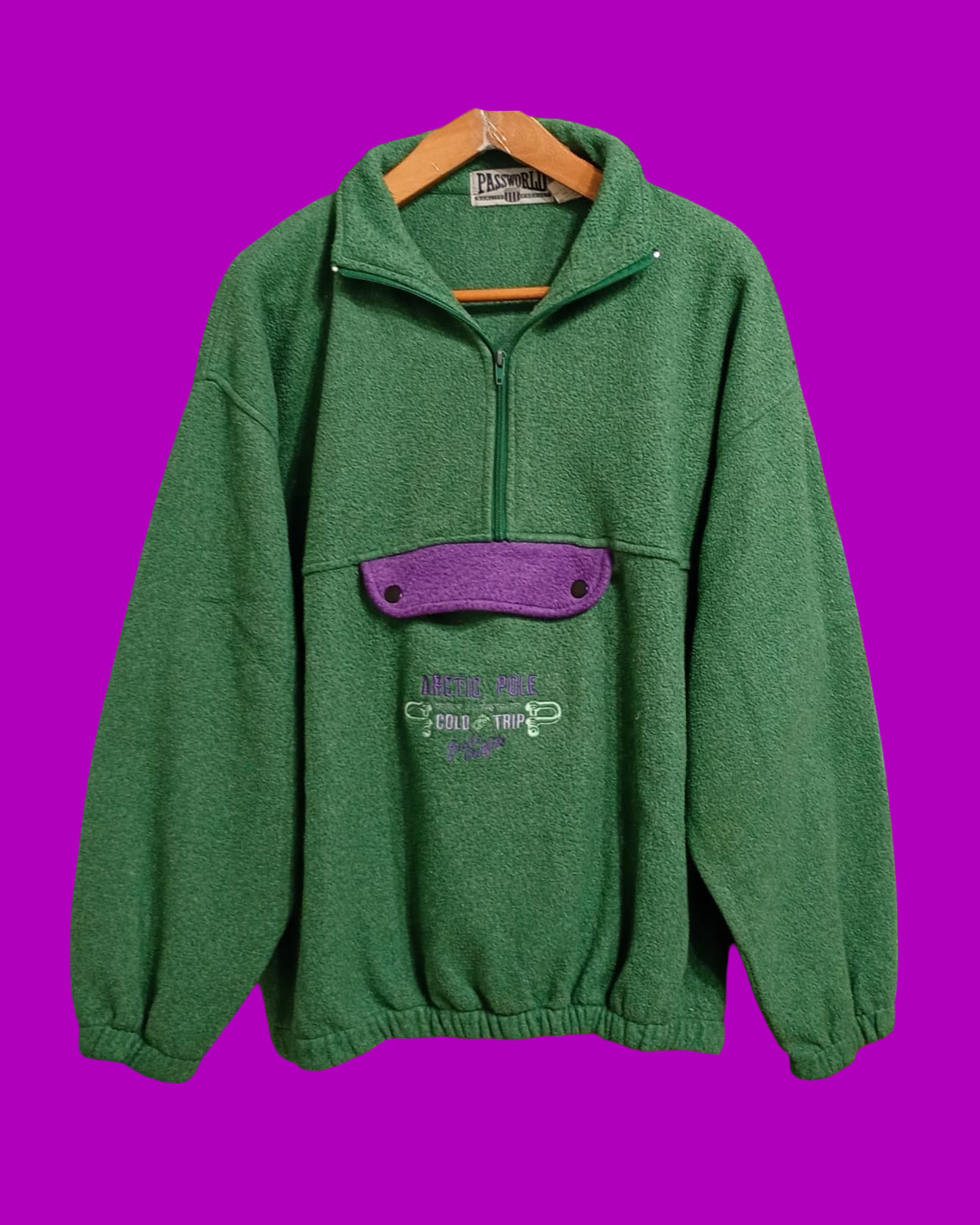 Vintage Multicolor Fantasy 90's Rare Fleece Unisex Size XL