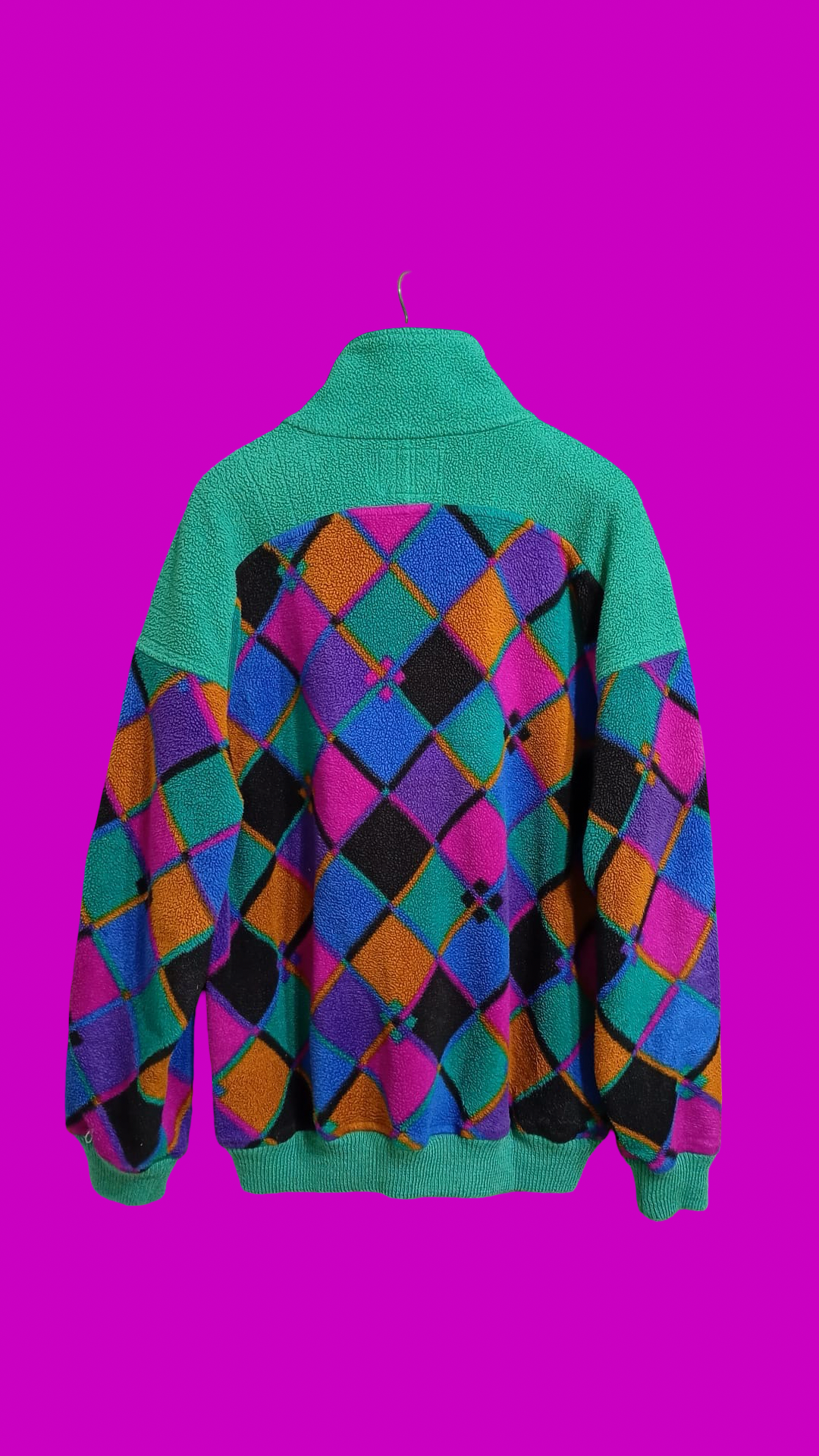 Vintage Multicolor Fantasy 90's Rare Fleece Unisex Size XL