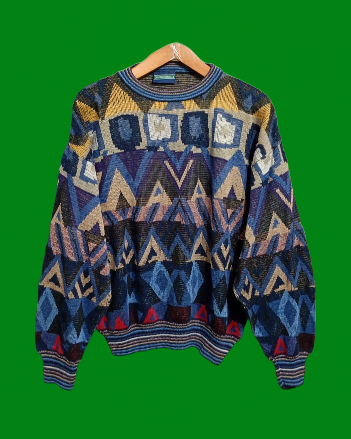 Vintage Multicolor Fantasy 90's Sweater Unisex Size M