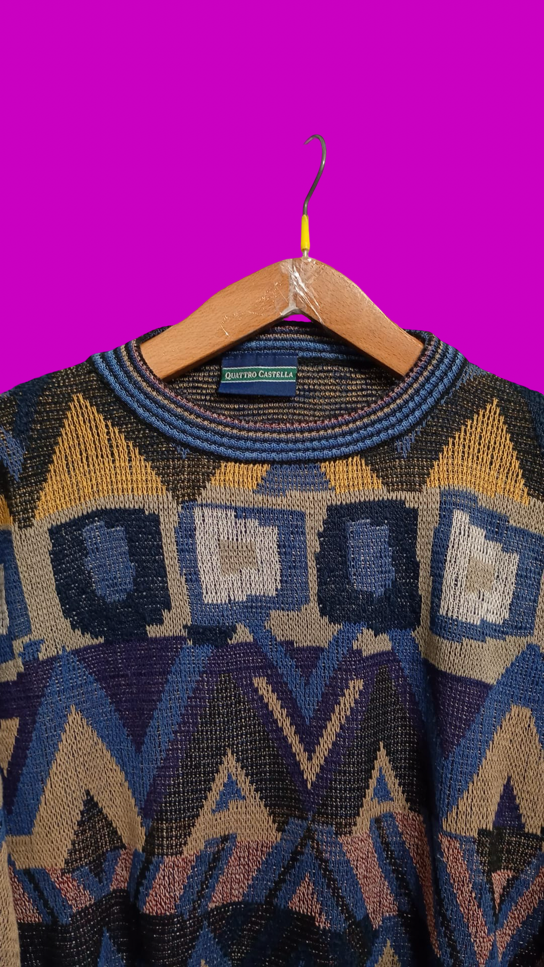 Vintage Multicolor Fantasy 90's Sweater Unisex Size M