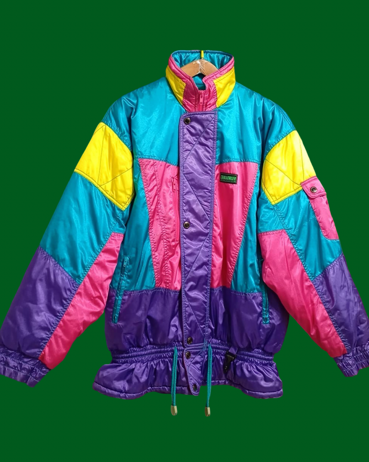 Vintage Multicolor Fantasy 90's Rare Snow Jacket Unisex Size XL