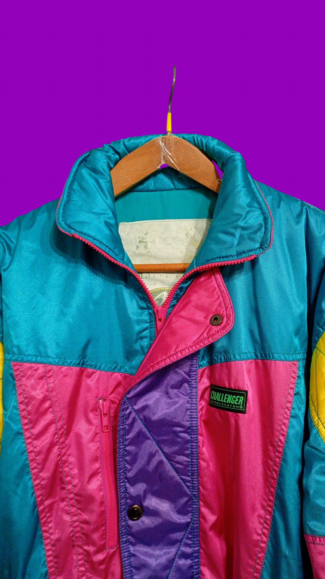 Vintage Multicolor Fantasy 90's Rare Snow Jacket Unisex Size XL