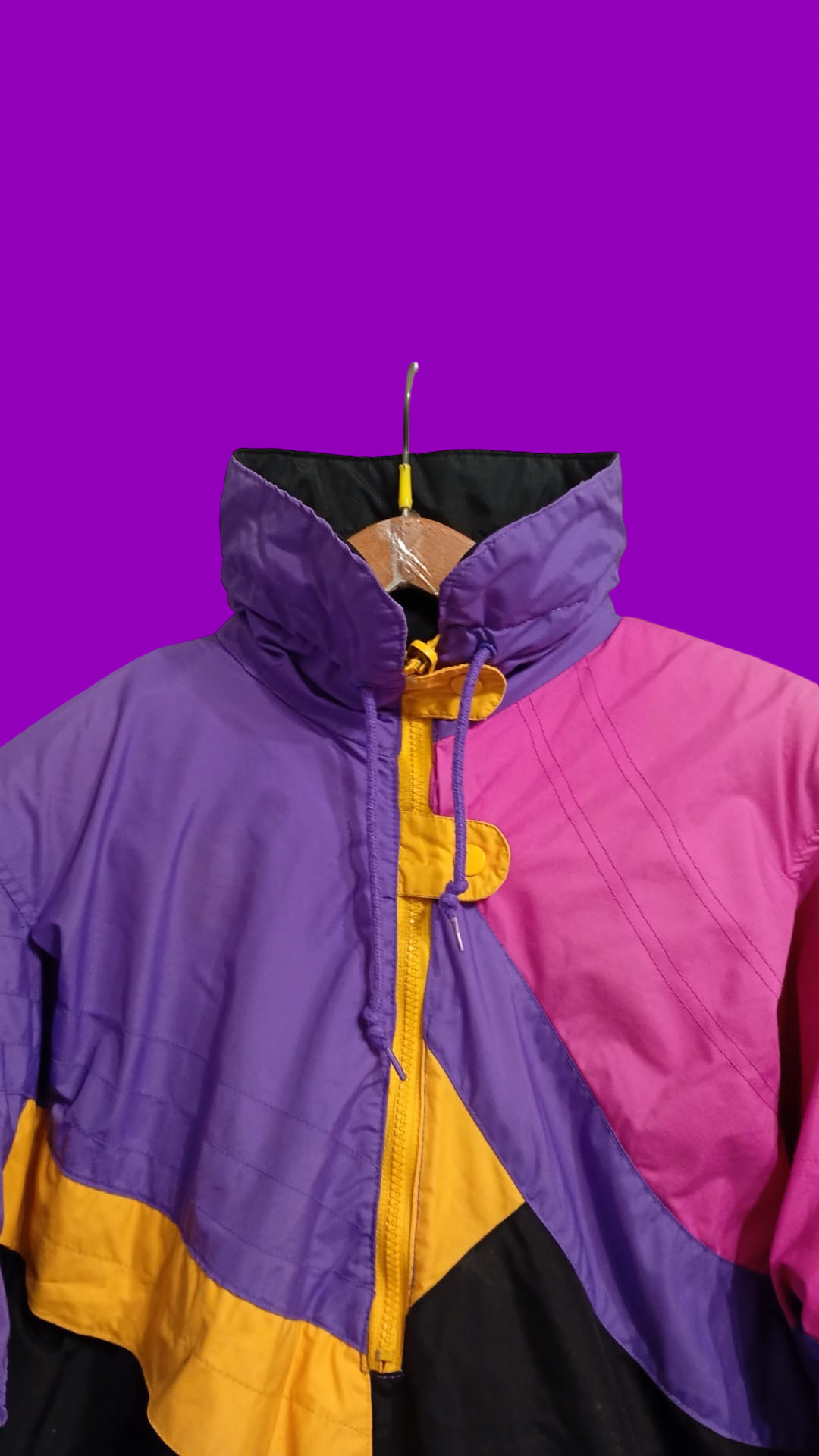 Vintage Multicolor Fantasy 90's Rare Snow Jacket Unisex Size L