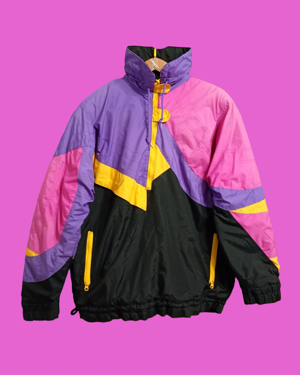Vintage Multicolor Fantasy 90's Rare Snow Jacket Unisex Size L