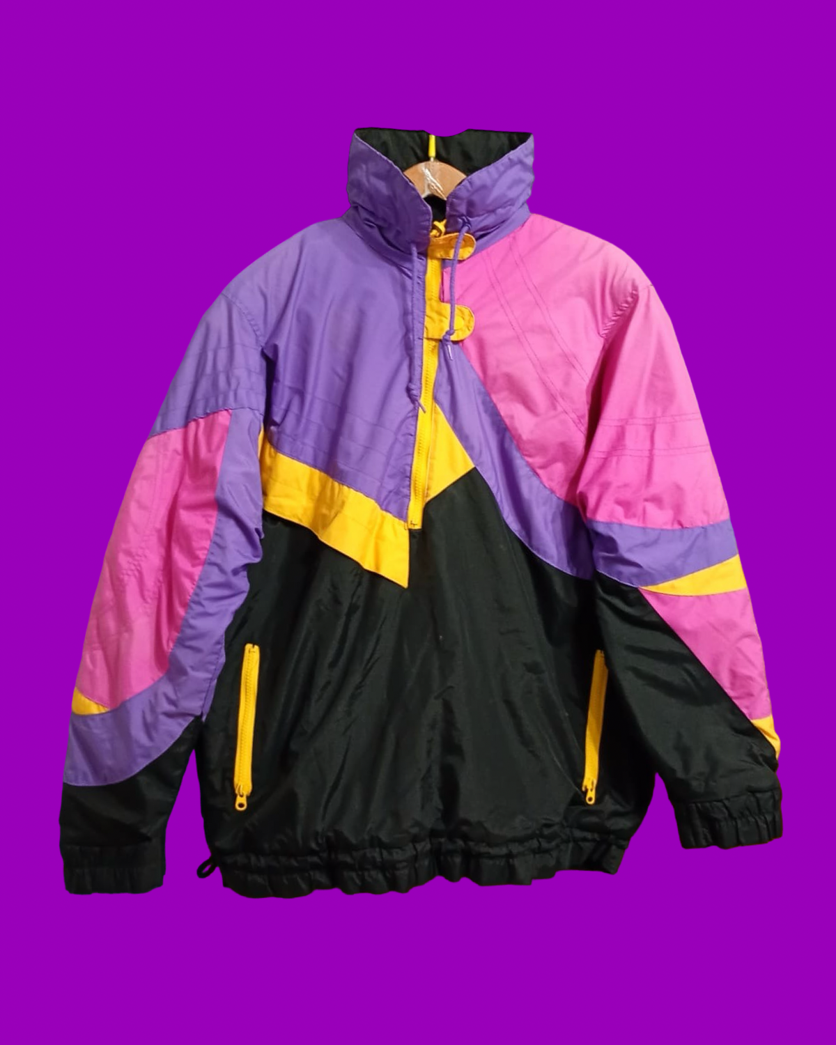 Vintage Multicolor Fantasy 90's Rare Snow Jacket Unisex Size L