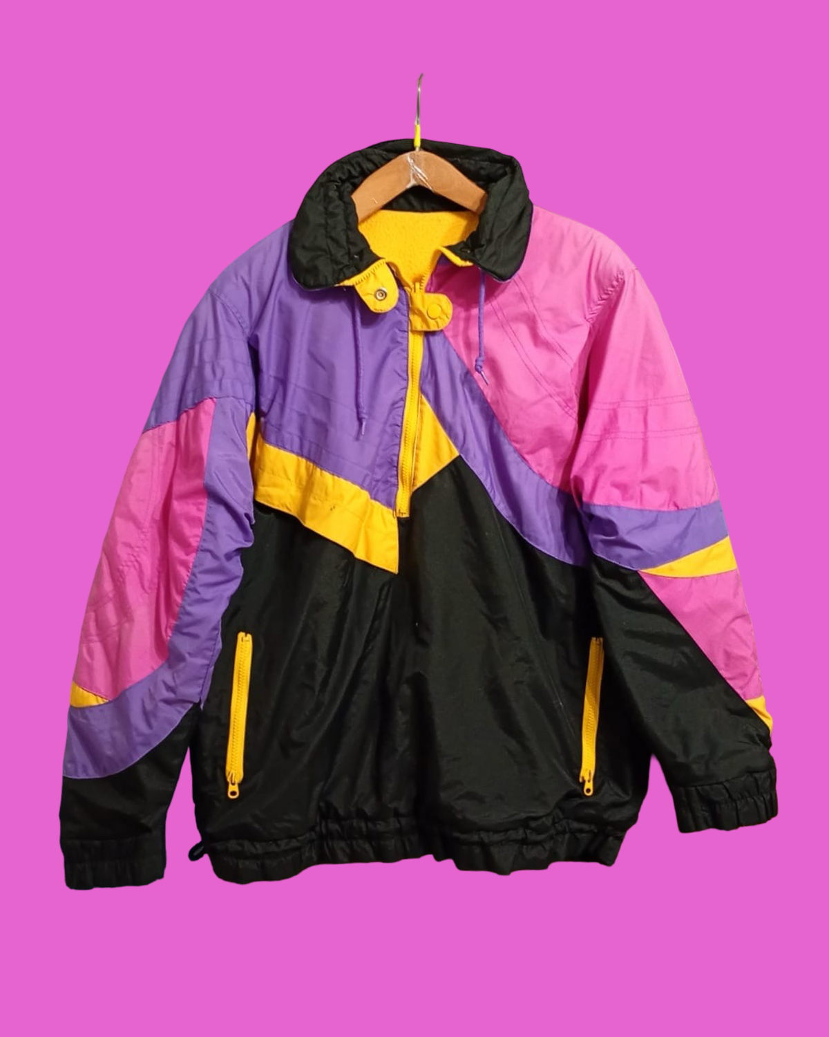Vintage Multicolor Fantasy 90's Rare Snow Jacket Unisex Size L