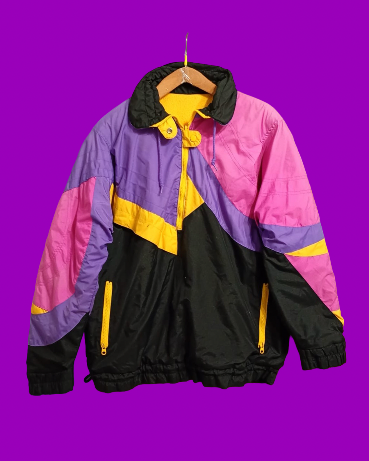 Vintage Multicolor Fantasy 90's Rare Snow Jacket Unisex Size L